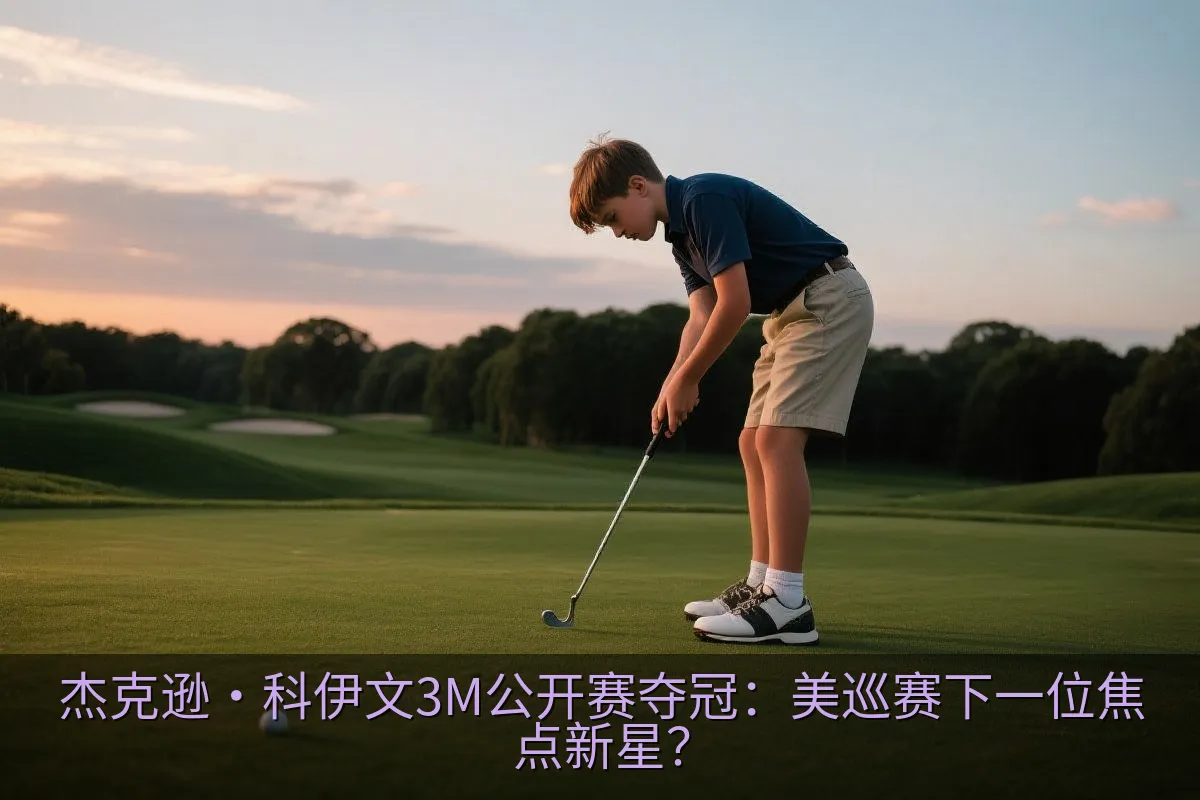 高尔夫球手在果岭上准备推杆