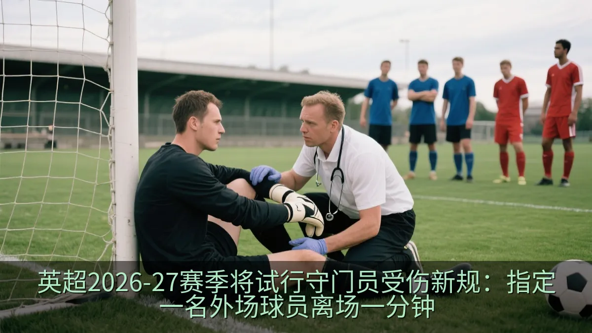 英超2026-27赛季将试行守门员受伤新规：指定一名外场球员离场一分钟
